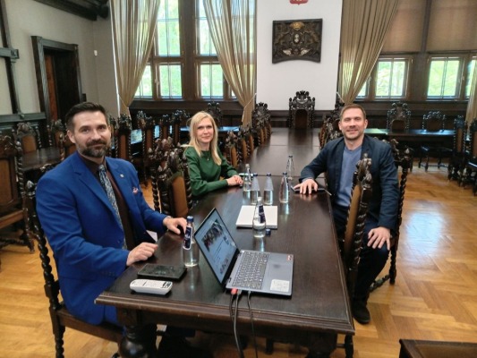 Переговори щодо розвитку співпраці з Одеською політехнікою у Сенатській залі Гданської політехніки – PG